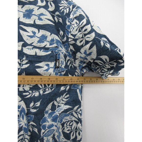 VINTAGE No Fear Shirt Medium Hawaiian Button Up Skater Surfer Tropical - Picture 6 of 12